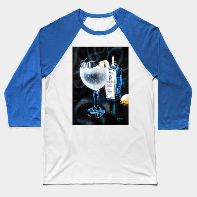 G&T Ice and a Slice Baseball T-Shirt by lucafon18